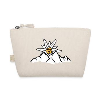 Sun mountain flower Edelweiss - Organic Pouch - nature - Front
