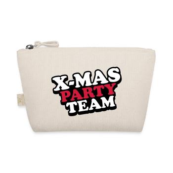 xmas party team christmas - Organic Pouch - nature - Front