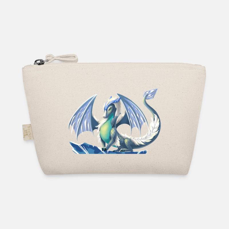 Magischer Eis Drache - Drachen der Elemente Bio-Täschchen