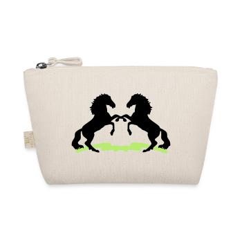 Horses - Organic Pouch - nature - Front