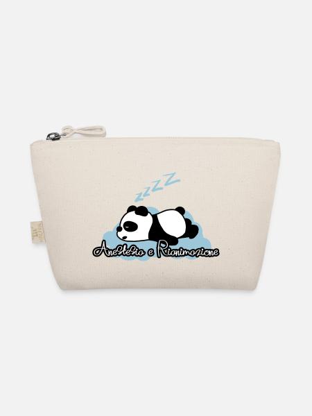 Panda-Anästhesie und Wiederbelebung - Bio-Täschchen - Natur - Vorne