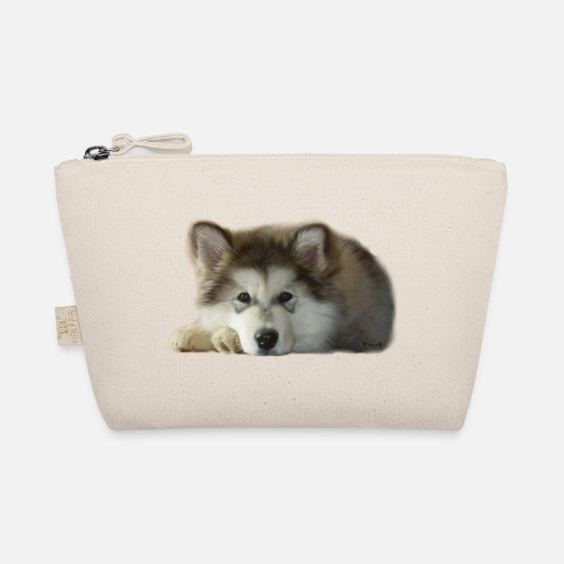 Maia Malamute Welpe - Bio-Täschchen - Natur