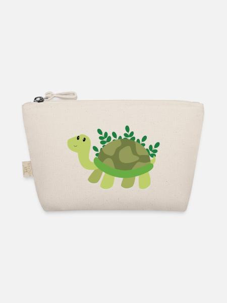 Schildkröte - Bio-Täschchen - Natur