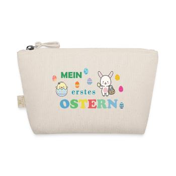 Mein erstes Ostern | Frohe Ostern - Bio-Täschchen - Natur - Vorne