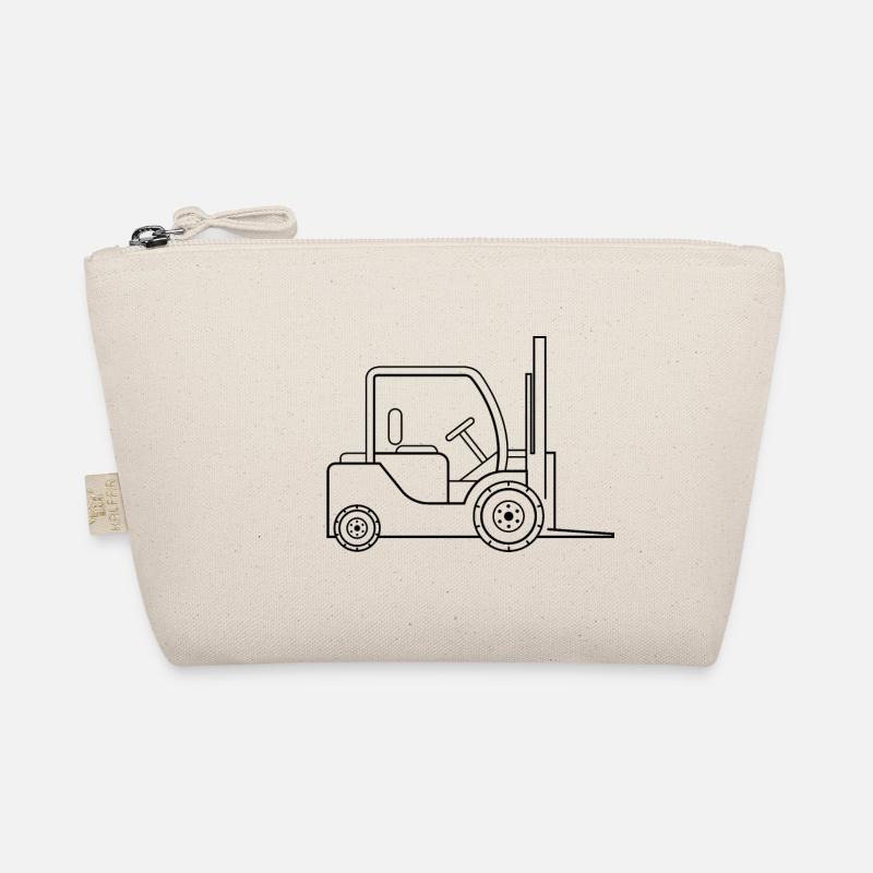 Icône de chariot élévateur Icône de travail logistique de chariot élévateur Trousse biologique