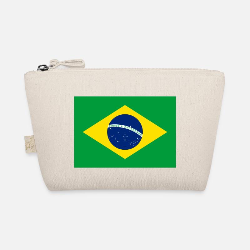 Brasil flag Organic Pouch