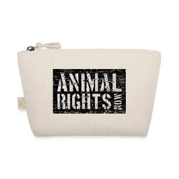 ANIMAL RIGHTS NOW VEGAN - Organic Pouch - nature - Front