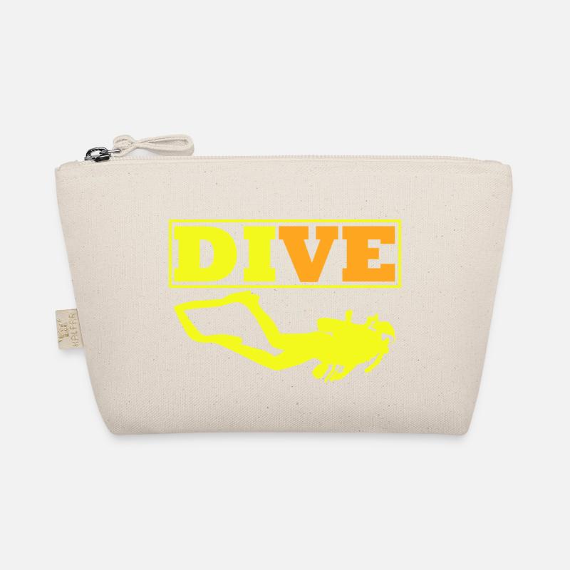 Diving Dive Dive Organic Pouch