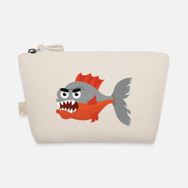 Piranha - Bio-Täschchen - Natur