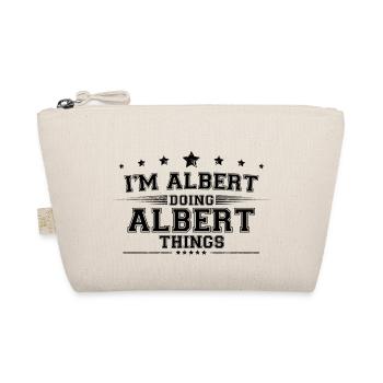 Je suis Albert en train de faire des choses Albert - Trousse biologique - nature - Devant