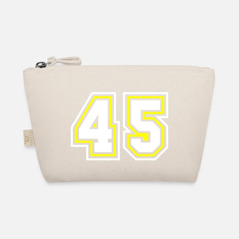 45 number symbol Organic Pouch