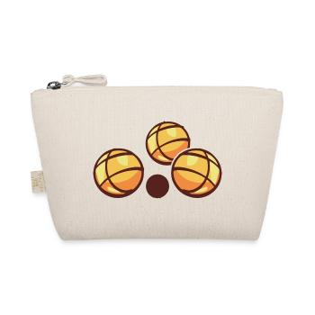 Boules balls for boules and petanque players - Organic Pouch - nature - Front