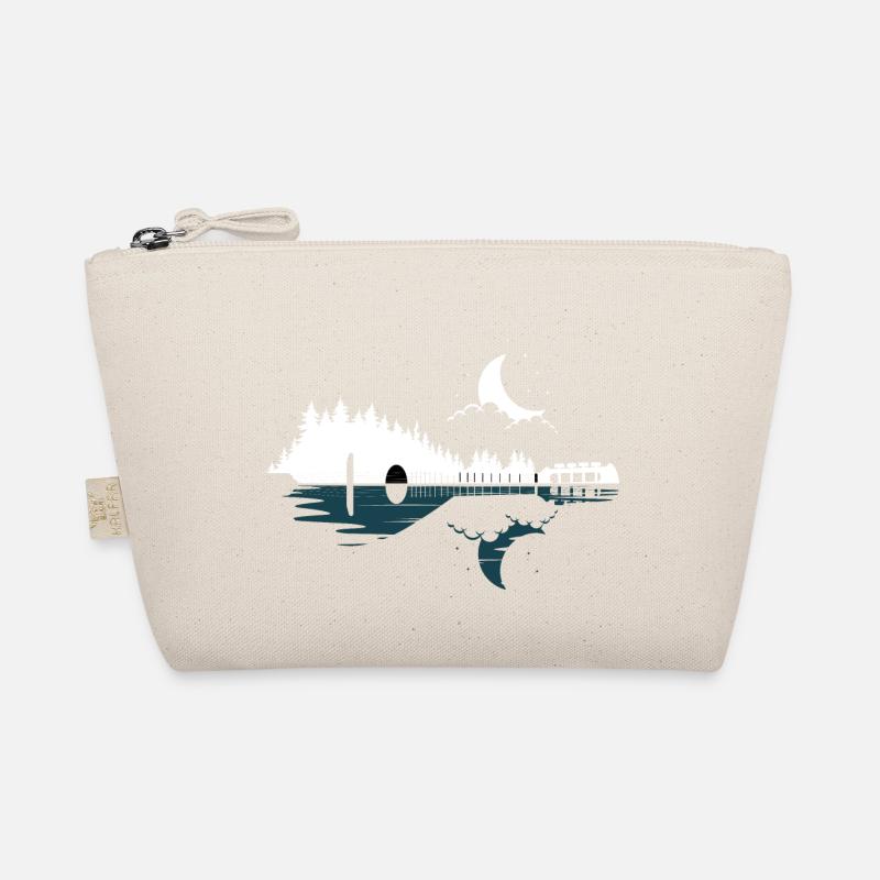 Mandolin Mandolinist Moon Reflection Organic Pouch