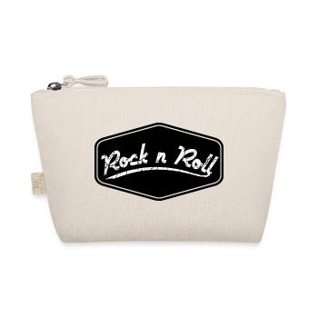 Rock n Roll Shield Shape - Organic Pouch - nature - Front