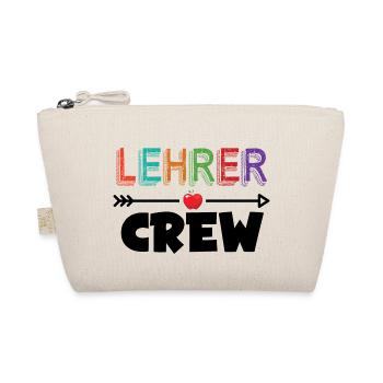 Lehrer Shirt Crew Einschulung Geschenk Erzieher - Bio-Täschchen - Natur - Vorne