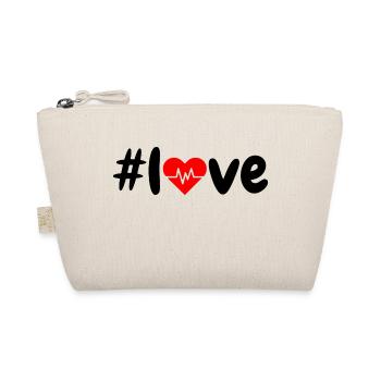 love - Bio-Täschchen - Natur - Vorne