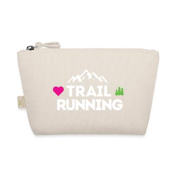 I love Trail Running - Organic Pouch - nature - Front