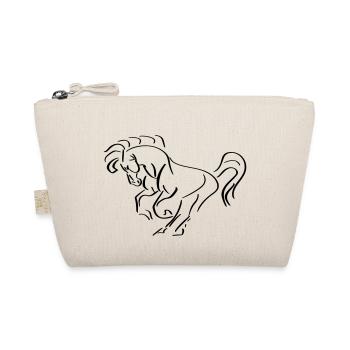Horse Line Art - Minimaliste - Trousse biologique - nature - Devant