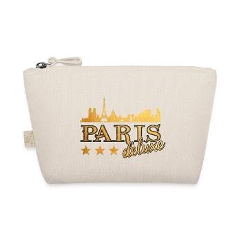 Paris France City Skyline Home Love - Organic Pouch - nature - Front