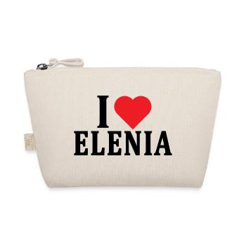 T-shirt J’adore Elenia t-shirt idée cadeau - Trousse biologique - nature - Devant
