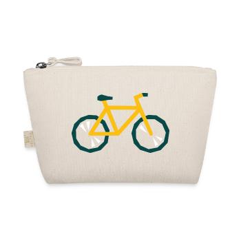 Mountain Bike Bicycle Graphic / Illustration - Organic Pouch - nature - Front