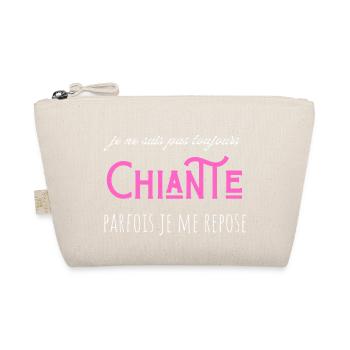 je suis pas toujours chiante parfois je me repose - Trousse biologique - nature - Devant