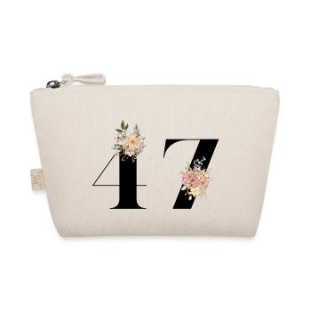 47th Anniversary Flowers (Gift of 47 years) - Organic Pouch - nature - Front