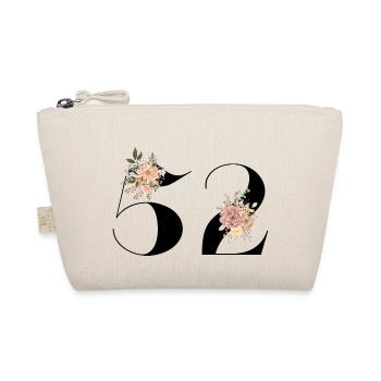 Blumen zum 52. Jahrestag (Geschenk von 52 Jahren) - Bio-Täschchen - Natur - Vorne
