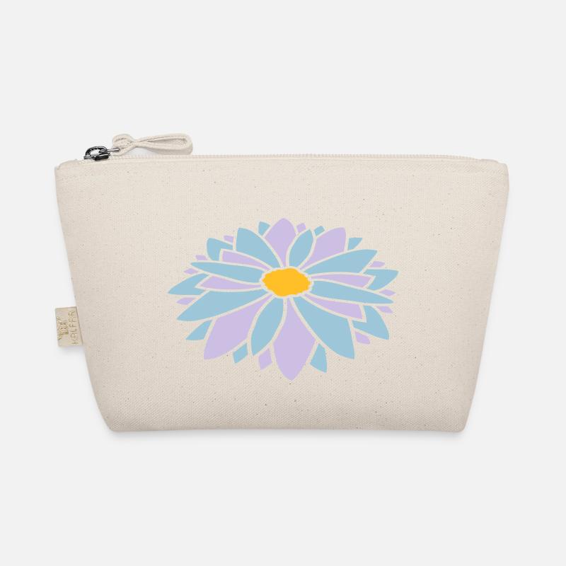 Design coloré de jolies fleurs Trousse biologique