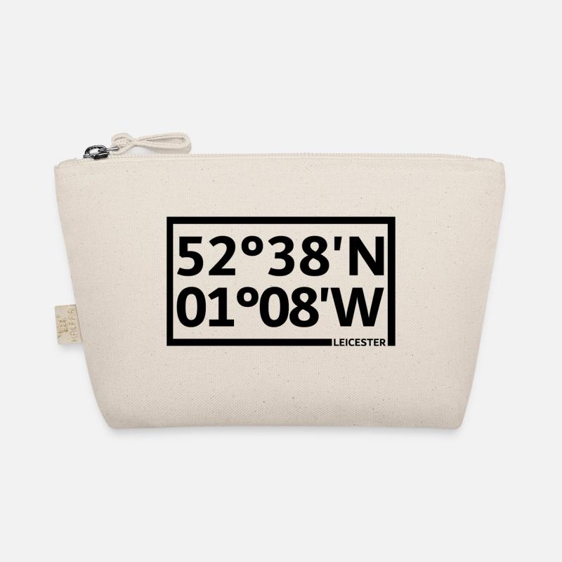 Leicester coordinates Organic Pouch