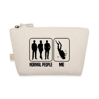 Normal People Me Snorkeler Scuba Diver Diving Snor - Bio-Täschchen - Natur - Vorne
