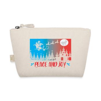 Peace and Joy - Bio-Täschchen - Natur - Vorne