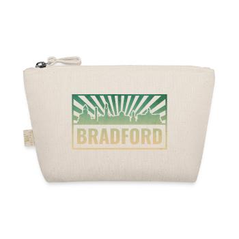 Bradford Skyline Silhouette - Bio-Täschchen - Natur - Vorne