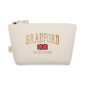 Bradford UK Vintage Banner - Organic Pouch - nature - Front