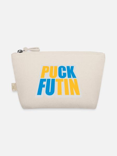 puck futin logo design - Organic Pouch - nature - Front