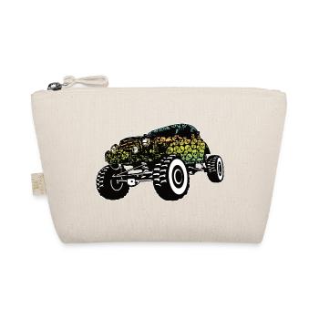 Monster Truck Skull Gradient - Organic Pouch - nature - Front