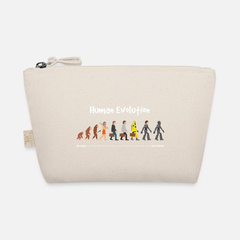 Evolution eine robotische Zukunft Dunkel Bio-Täschchen