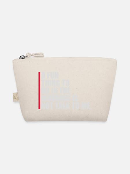 not talk to me - Organic Pouch - nature - Front