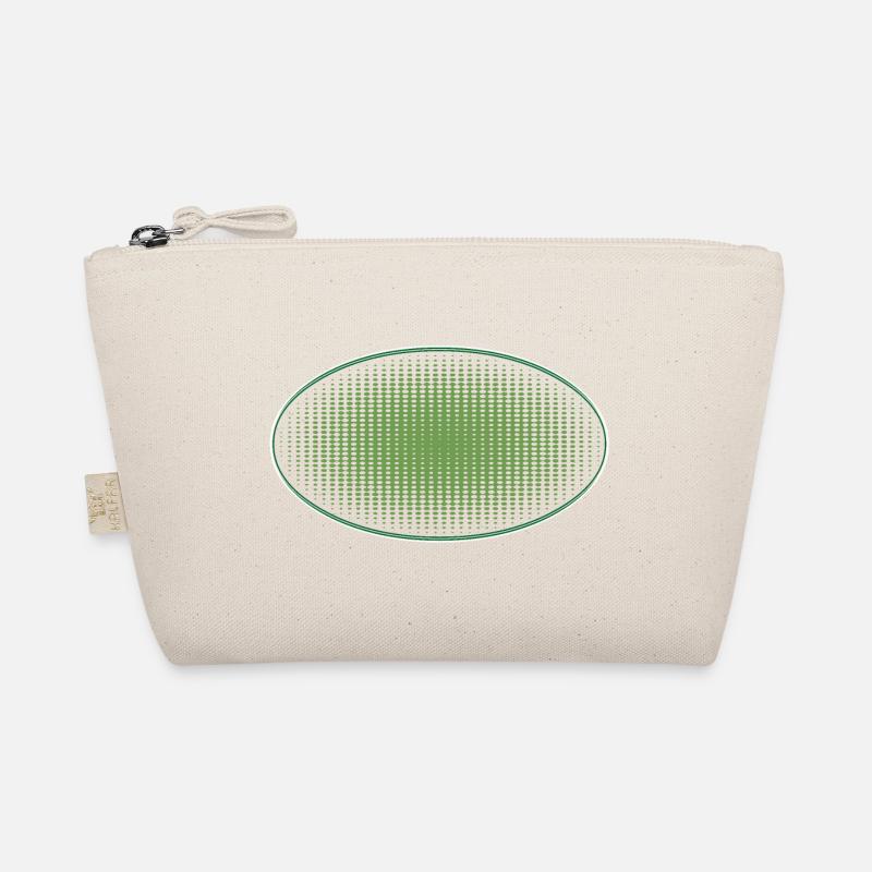 Points verts ovales, avec cadre Trousse biologique