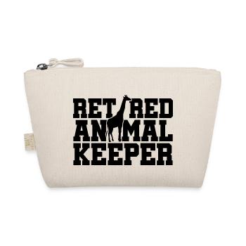Retired Animal Keeper Animal Lover Zoologist Zoo K - Bio-Täschchen - Natur - Vorne