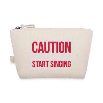 may spontaneously start singing - Organic Pouch - nature - Front