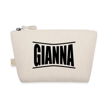 T-Shirt Gianna T-Shirt Geschenkidee - Bio-Täschchen - Natur - Vorne