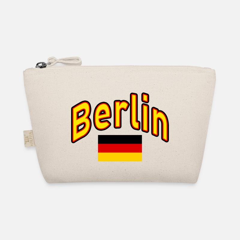 Berlin deutschland flagge - Bio-Täschchen - Natur