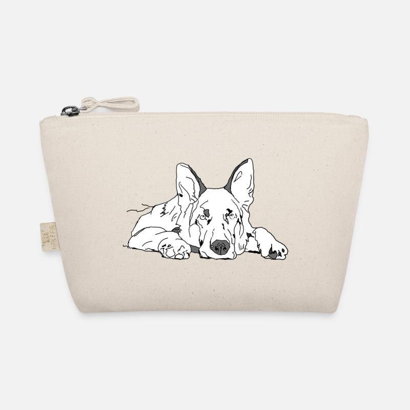 Schäferhund - Bio-Täschchen - Natur