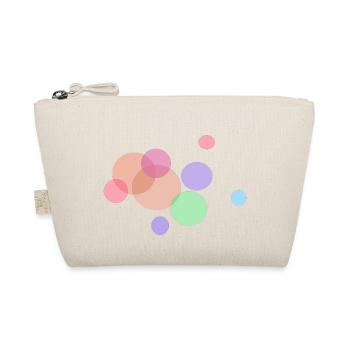 bunte Punkte - Bio-Täschchen - Natur - Vorne