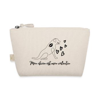 Mon chien est mon valentin - Trousse biologique - nature - Devant