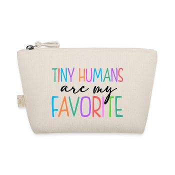 Tiny Humans Are My Favorite Daycare Provider Teach - Bio-Täschchen - Natur - Vorne