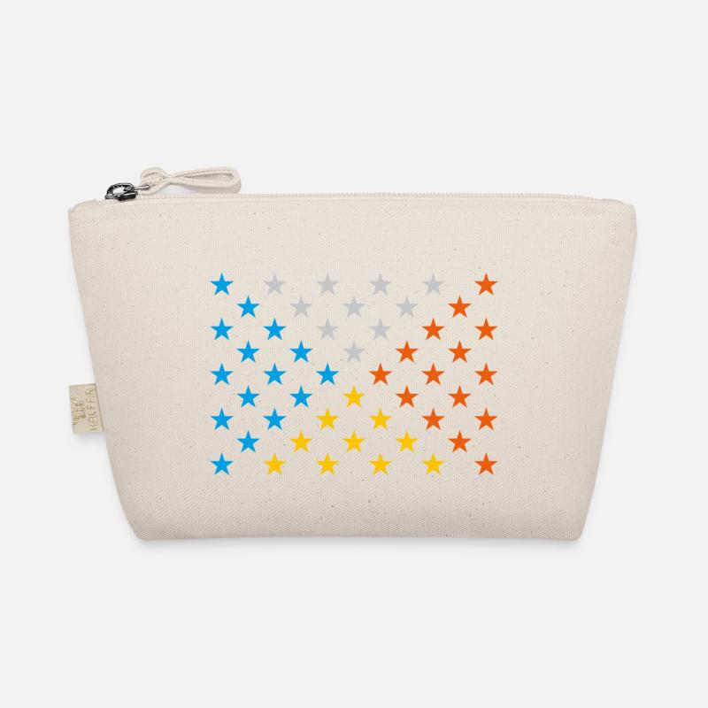 Star Colors Pattern Organic Pouch