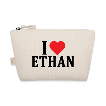 t-shirt J’adore Ethan idée cadeau t-shirt - Trousse biologique - nature - Devant