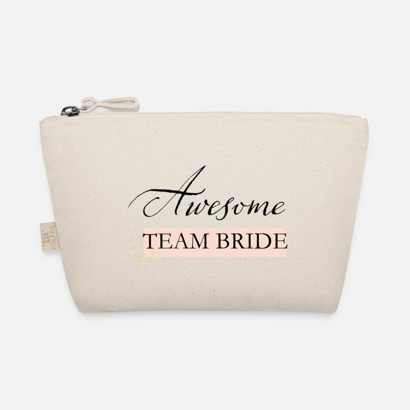 Awesome team bride - Bio-Täschchen - Natur